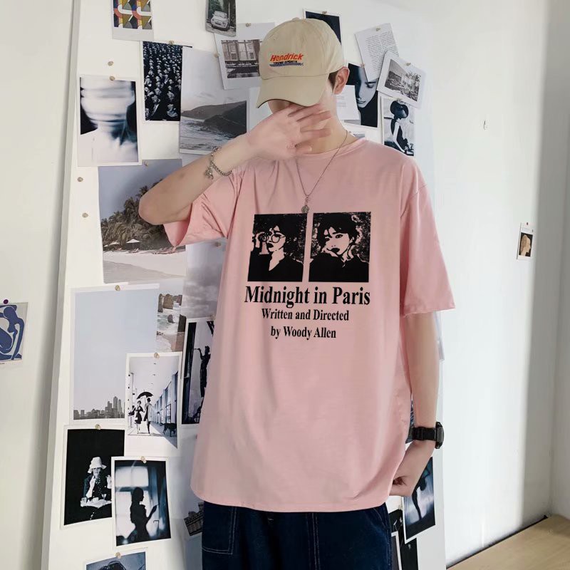 Áo Thun Tay Lỡ In MidNight in Paris Unisex Freesize Dưới 75kg ATIN36 | BigBuy360 - bigbuy360.vn