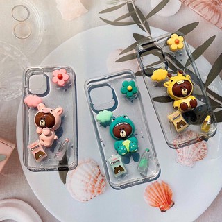 Ốp lưng iphone - ốp gấu thỏ nổi 3 màu