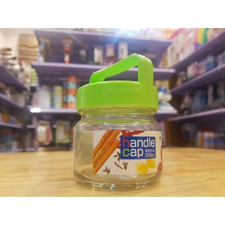 Lọ thủy tinh có quai xách 200ml
