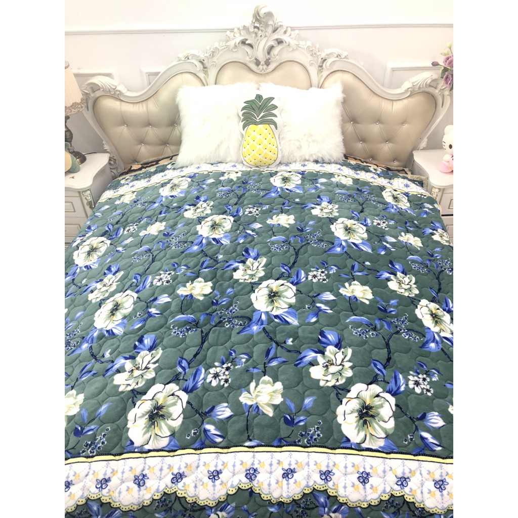 Thảm nỉ trải giường hoa văn 180x200cm