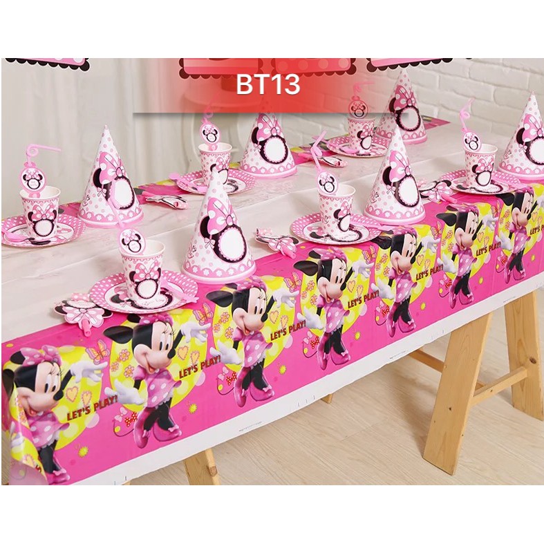 Set bàn tiệc hình chuột Mickey BT13