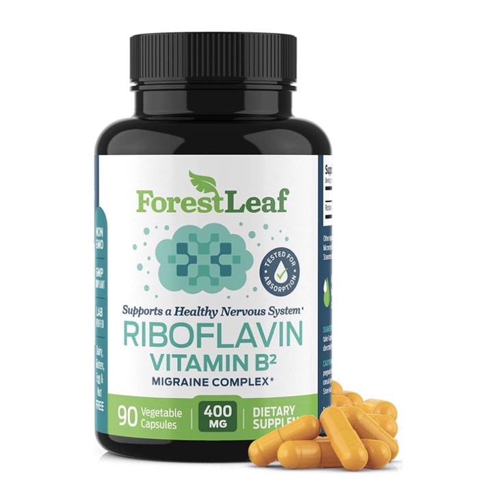 Vitamin B2 Riboflavin 400mg ForestLeaf bổ máu 90 viên USA