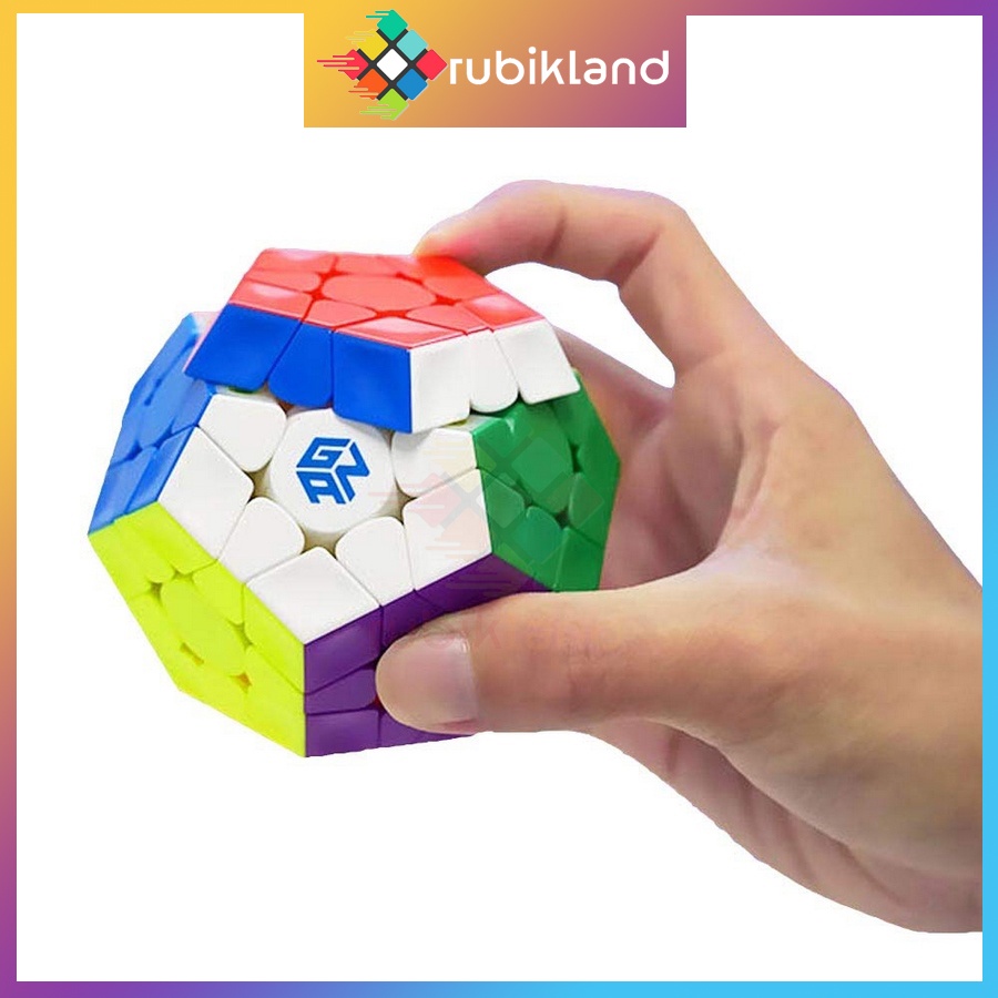 Rubik Gan Megaminx M Stickerless Rubic 12 Mặt Có Nam Châm Dòng Cao Cấp Flagship Đồ Chơi Trí Tuệ Trẻ Em