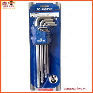 Bộ lục giác bi 9 chi tiết Kingtony 112010M