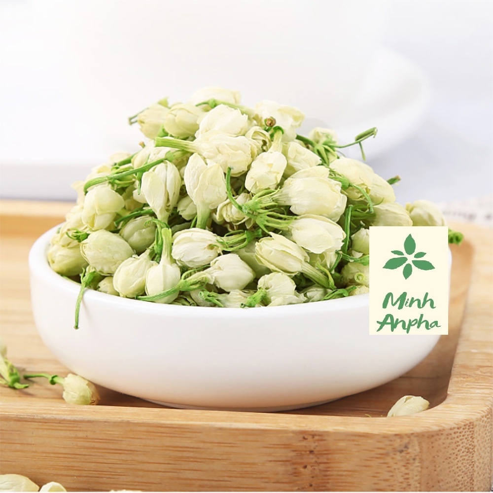 ✅ Trà Hoa Nhài  Sấy Khô Nguyên Bông Trắng Đẹp Thượng Hạng Minh Anpha