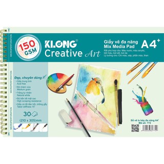 Vở Vẽ KLONG A4 MS 772