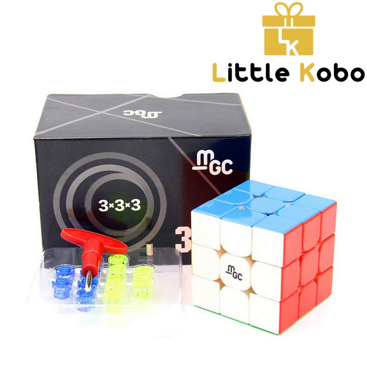 Rubik 3x3 YJ MGC 3x3 V2 M Có Nam Châm Stickerless Rubic Không Viền 3 Tầng (Hãng Mod)