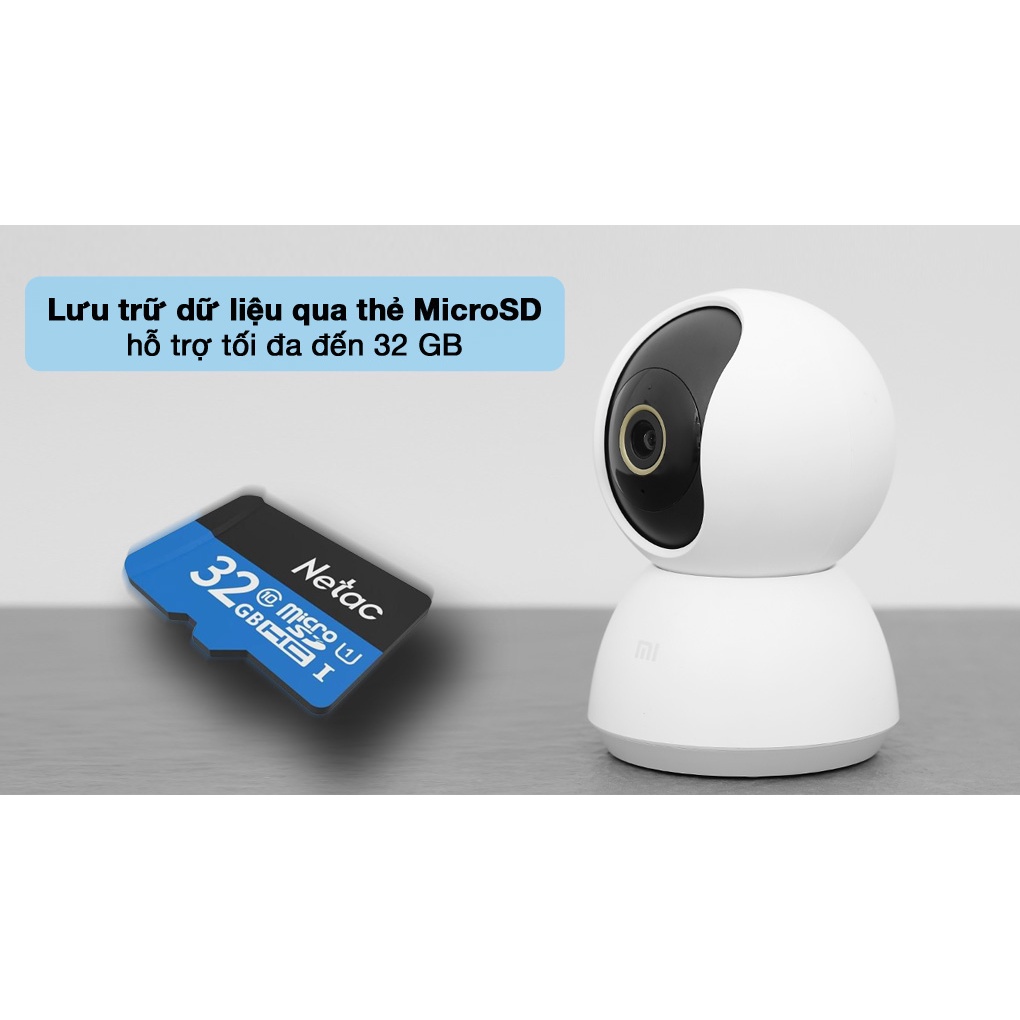 Camera IP Mi Home 360 Độ 2K Xiaomi(Trắng), Đàm Thoại 2 Chiều, Hình Ảnh Sắc Nét - Hàng Chính Hãng