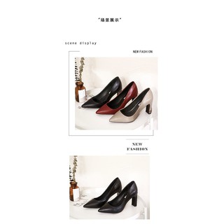 [ ODER ] Giày Cao Gót Da Mềm BIGSIZE ( 35-43)