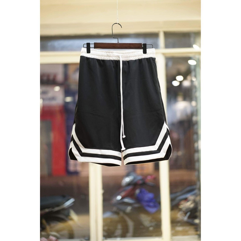 QUẦN V SHORT 2 SỌC Unisex Ulzzang Streetwear Streetstyle - Quần Short V - Shorts Double V cực đẹp