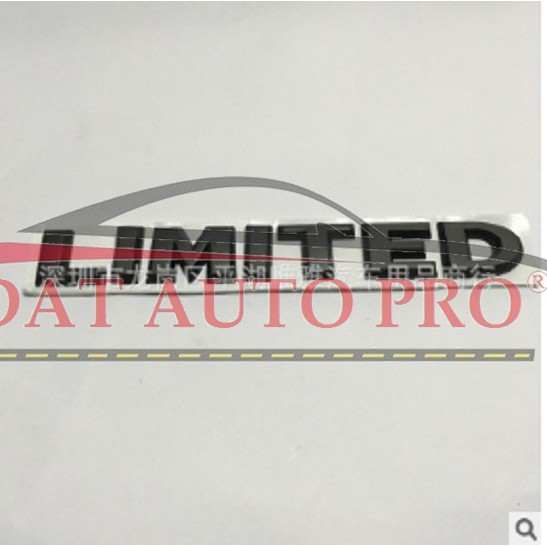 Tem Nổi kim loại 3D LIMITED  sport mạ crom...