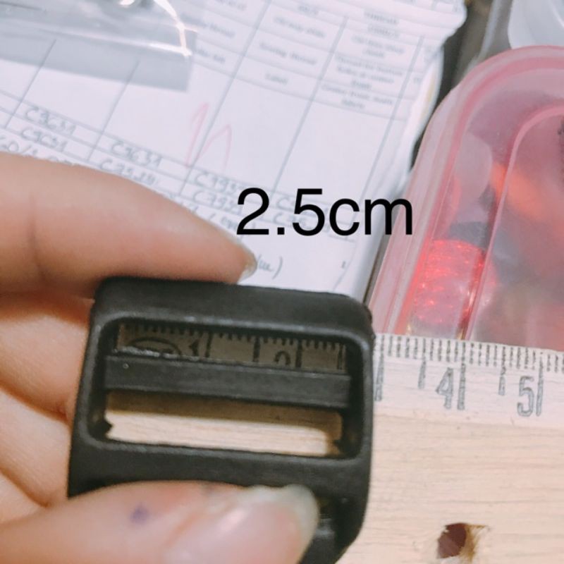 Đồ nối tăng giảm dây balo bảng 2.5cm: 2k/1 cái
