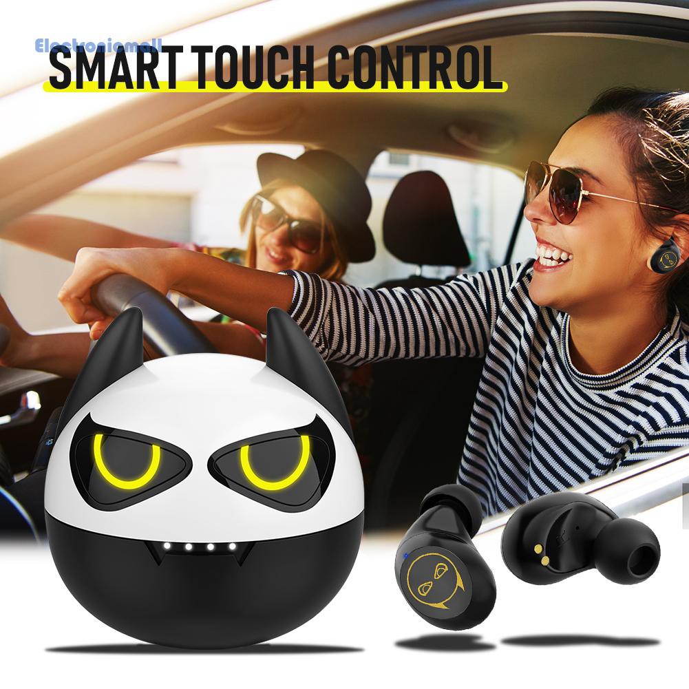 Set Tai Nghe Nhét Tai Bluetooth 5.0 Không Dây Onikuma T12 Kèm Hộp Sạc