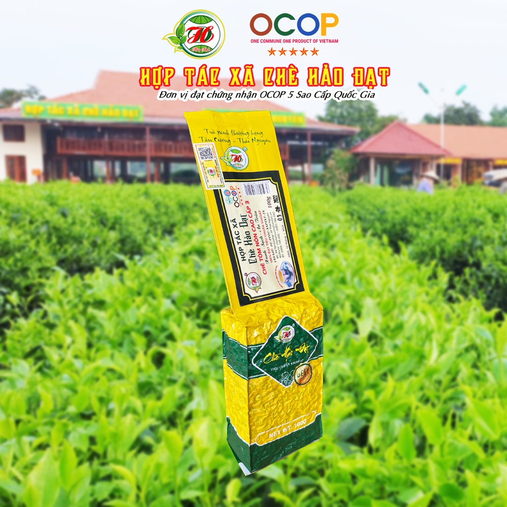 Chè Tôm Nõn Cao Cấp 3 - Hợp Tác Xã Chè Hảo Đạt - Chè Tân Cương Thái Nguyên