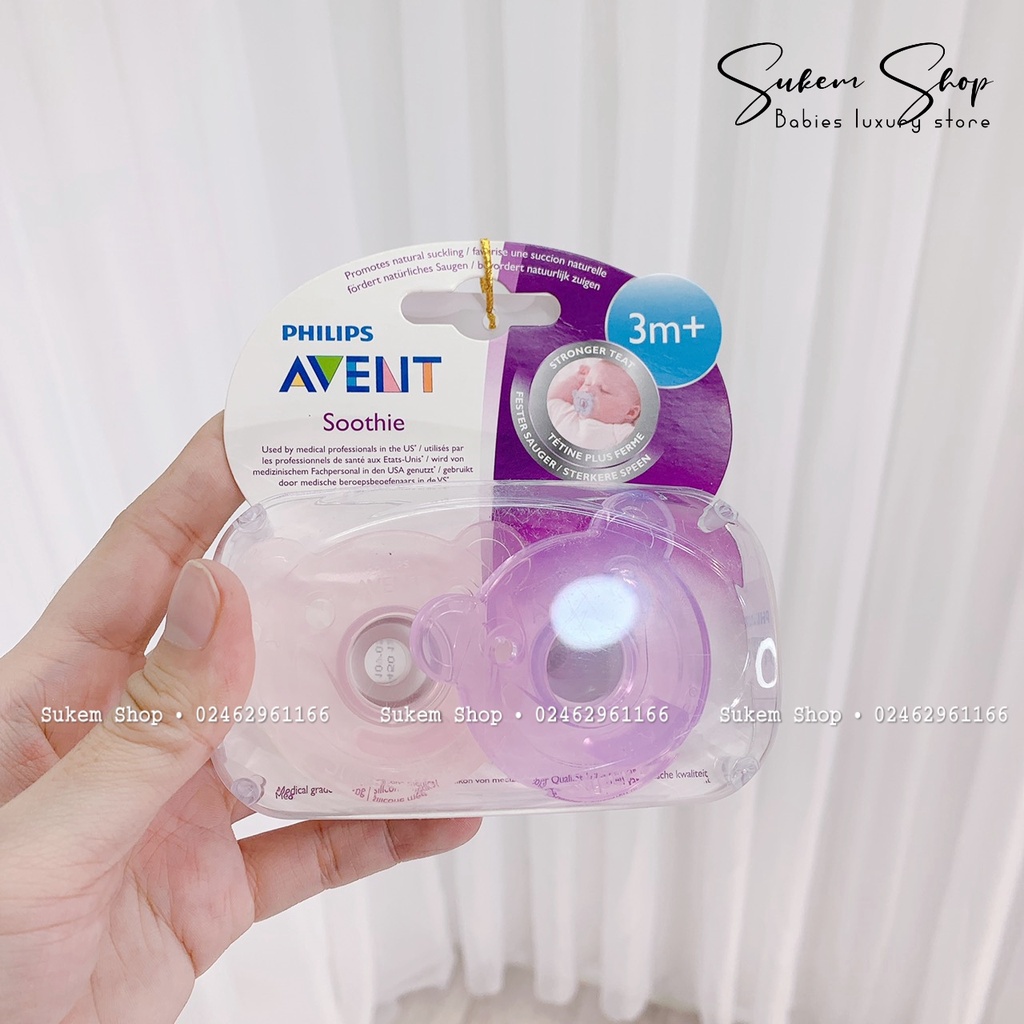 Ti Giả Avent Tròn Chống Vẩu (Set 2)Siêu Xinh