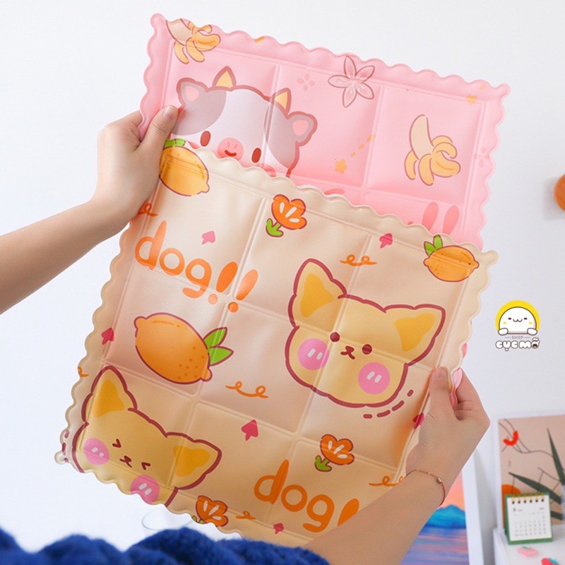 Đệm nước lót ghế cute giải nhiệt mùa hè - Cục Mỡ Shop