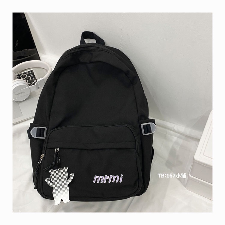 Balo nữ đi học trơn basic thời trang ulzzang hàn quốc giá rẻ vừa laptop 14inch B330