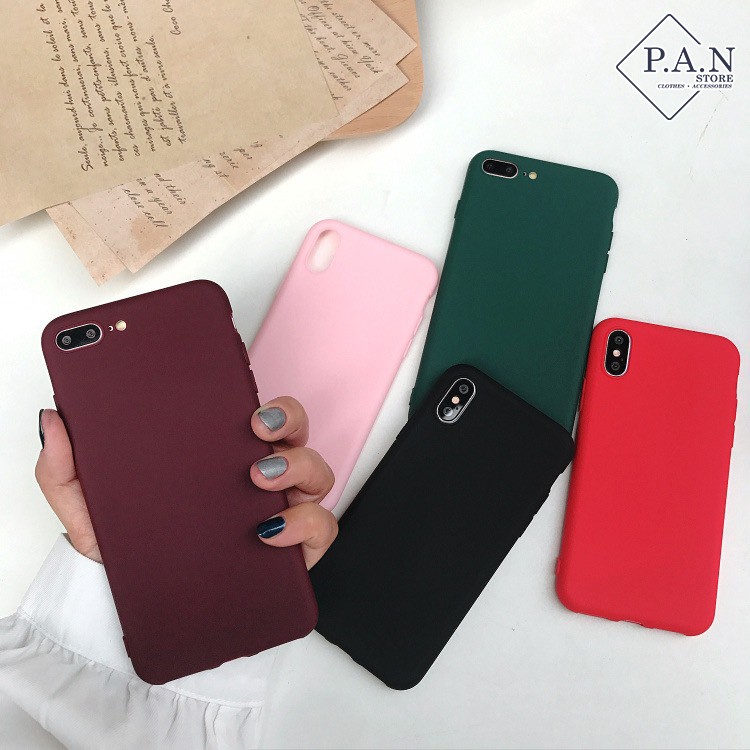 Ốp lưng dẻo trơn dành cho các dòng Iphone 7 / 7+ / 8 / 8+ / X / Xs / Xs max
