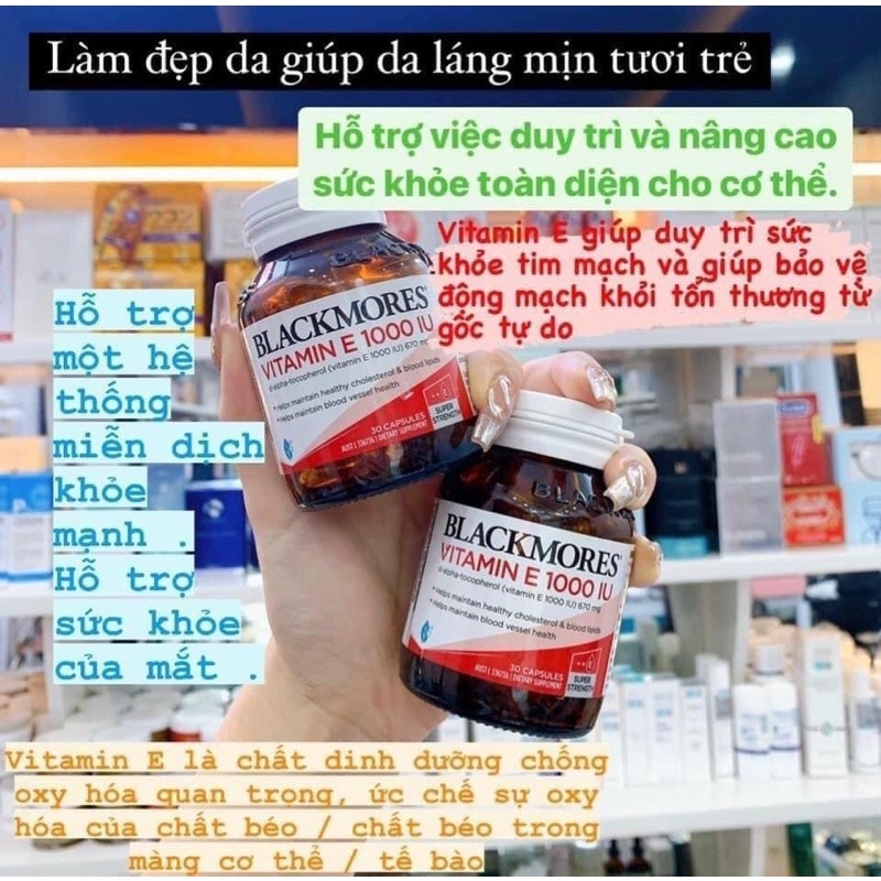 Vitamin Natural E 1000IU Blackmores Của Úc