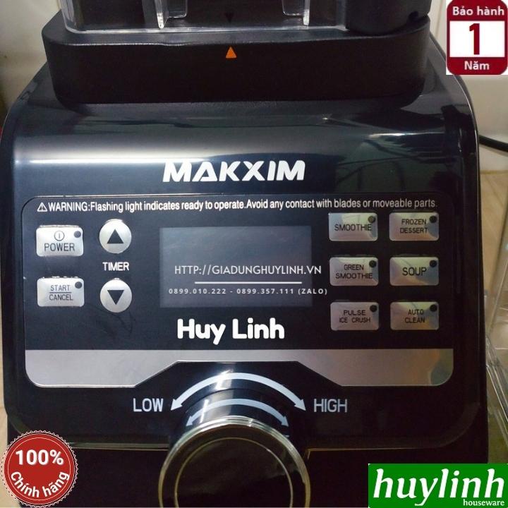 [Mã ELHAMS5 giảm 6% đơn 300K] Máy xay sinh tố công nghiệp Makxim BL2018 - 2 cối - 1400W chuyên dùng cho quán