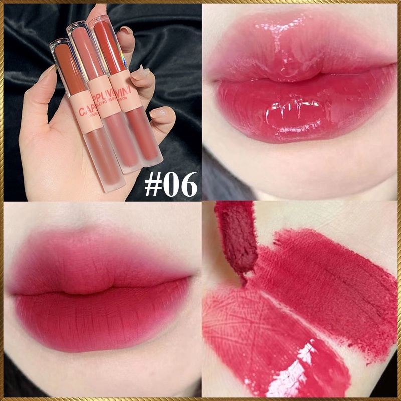 Son lỏng 2 đầu bóng và lì Cappuvini mềm mịn lâu trôi C929