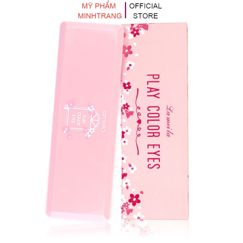 Phấn mắt 12 ô Lameila Play Color Eyes 1111,bảng phấn mắt đẹp,lì,mềm mượt đa dạng màu sắc cho đôi mắt long lanh quyến rũ