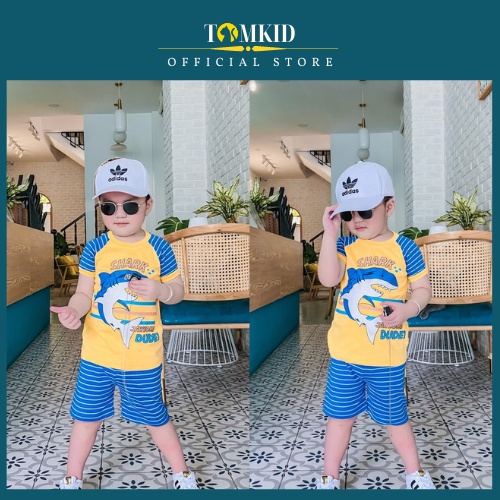 9-13 kg - Đồ bộ bé trai bộ cộc tay cho bé  TomKids