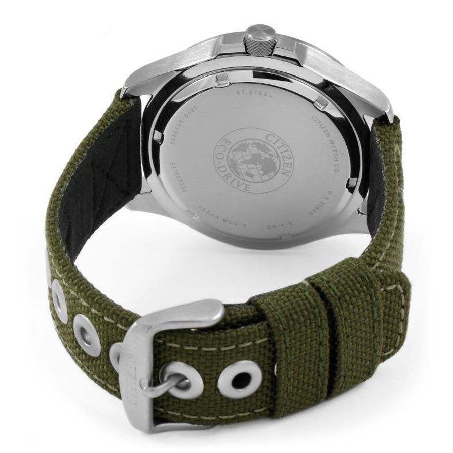 Đồng Hồ Nam Citizen Dây Vải Nato AW1410-32X - Mặt Xanh