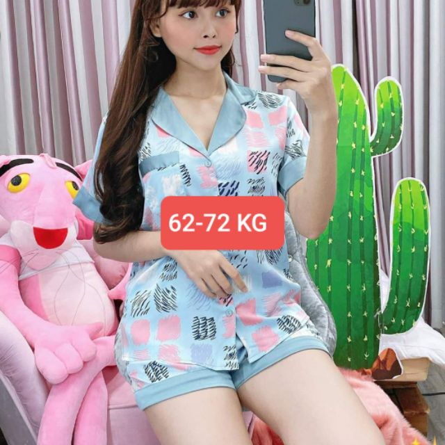 ĐỒ BỘ SATIN BIGSZ (62_72 KG) ( sale chỉ còn 160k)