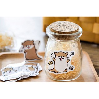 Bộ 45 Sticker Rái Cá Dễ Thương E74