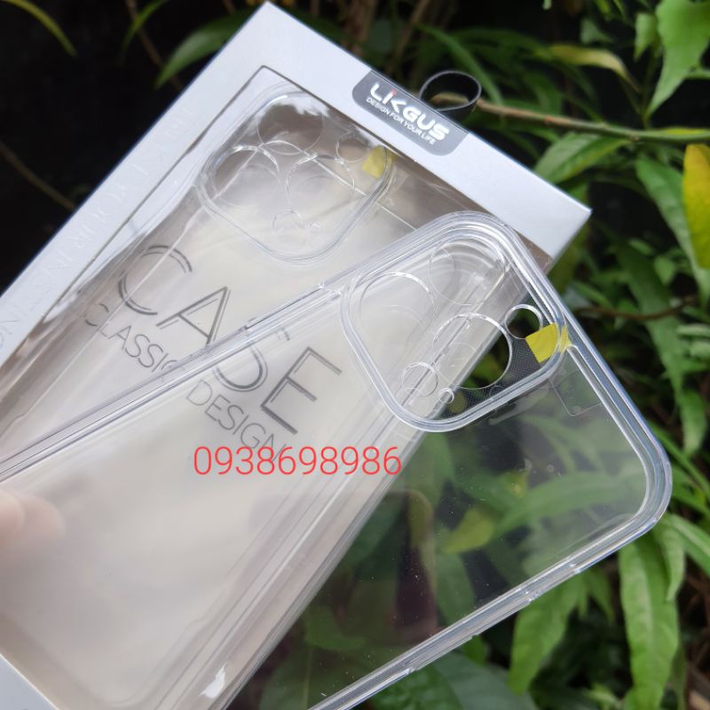 Iphone 13 pro max _ ốp Lưng Trong LIKGUS Không Ố Vàng Bảo Vệ Camera siêu đẹp
