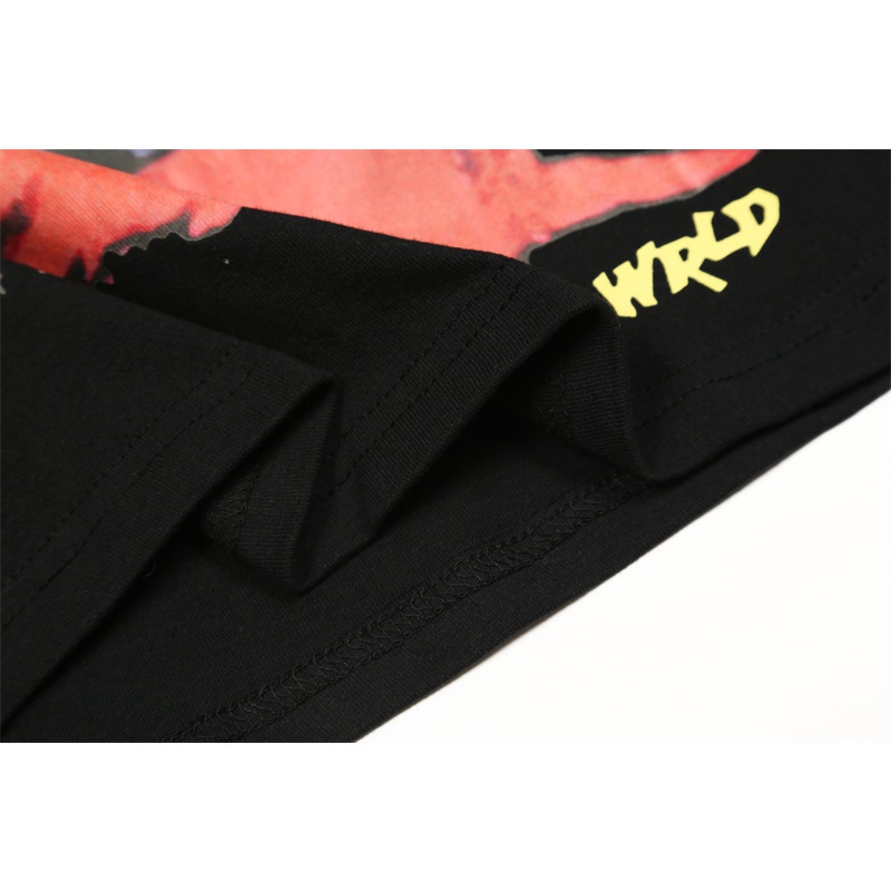 Áo Thun Tay Ngắn Cổ Tròn In Chữ V Cỡ Lớn Thời Trang Unisex