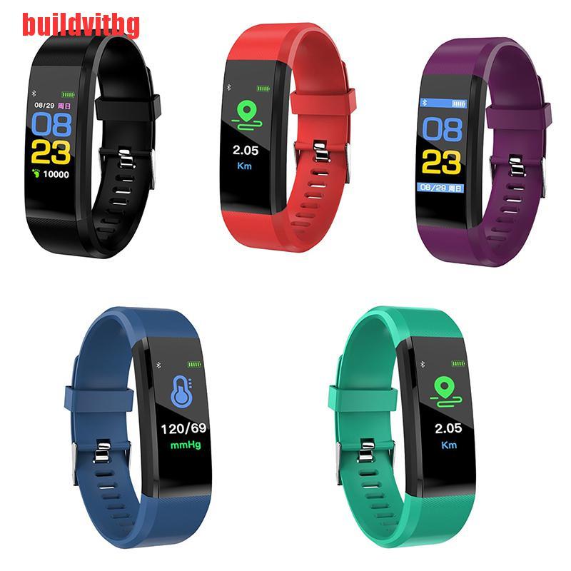 {buildvitbg}115 Plus Waterproof Smartwatch Smart Bracelet Heart Rate Blood Pressure Monitor GVQ