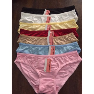 Combo 5 quần lót nữ Mara 616 – Cotton lụa trơn co giãn 4 chiều, thoáng mát, ôm vừa