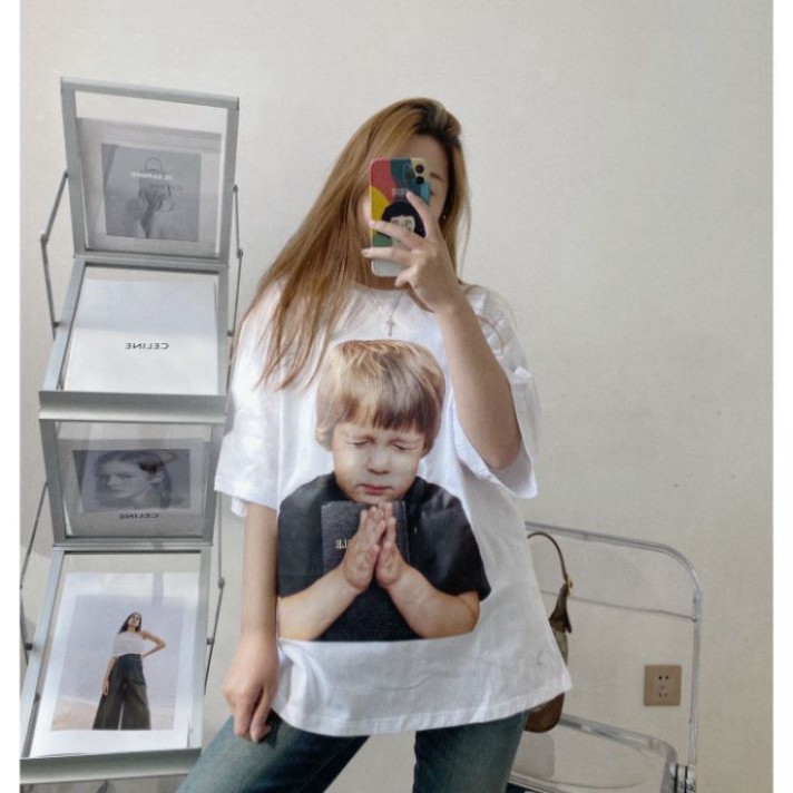 ÁO THUN, ÁO PHÔNG TAY LỠ UNISEX FORM RỘNG OVERSIZE BABY ANIME M585 KL SHOP LANANHSHOP
