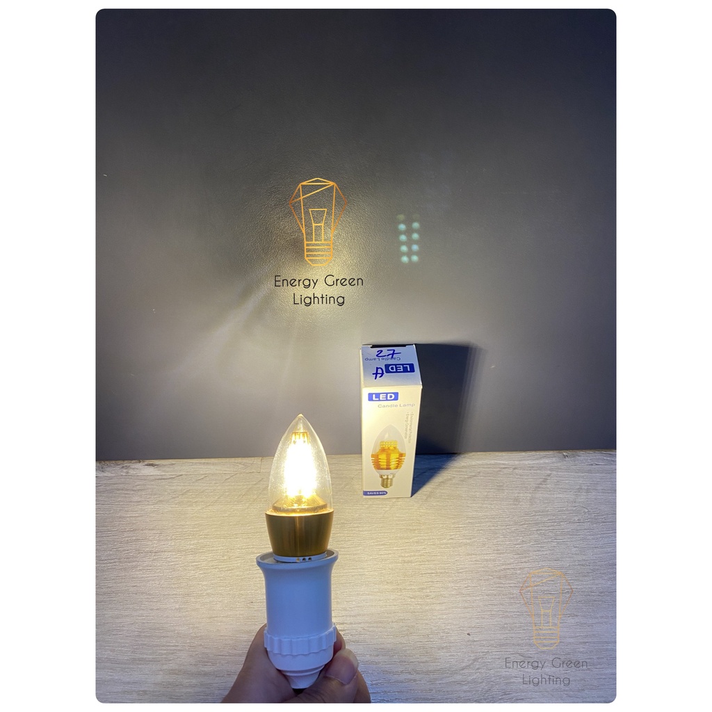 Bóng Đèn LED Energy Green Lighting Hình Quả Nhót 5W - Tiết Kiệm Điện -  Chuyên Lắp Đèn Chùm -Bảo Hành 12 Tháng