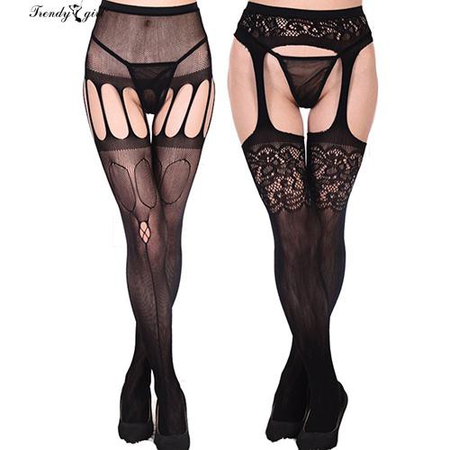 Quần vớ ren dài có dây nịt dành cho nữ