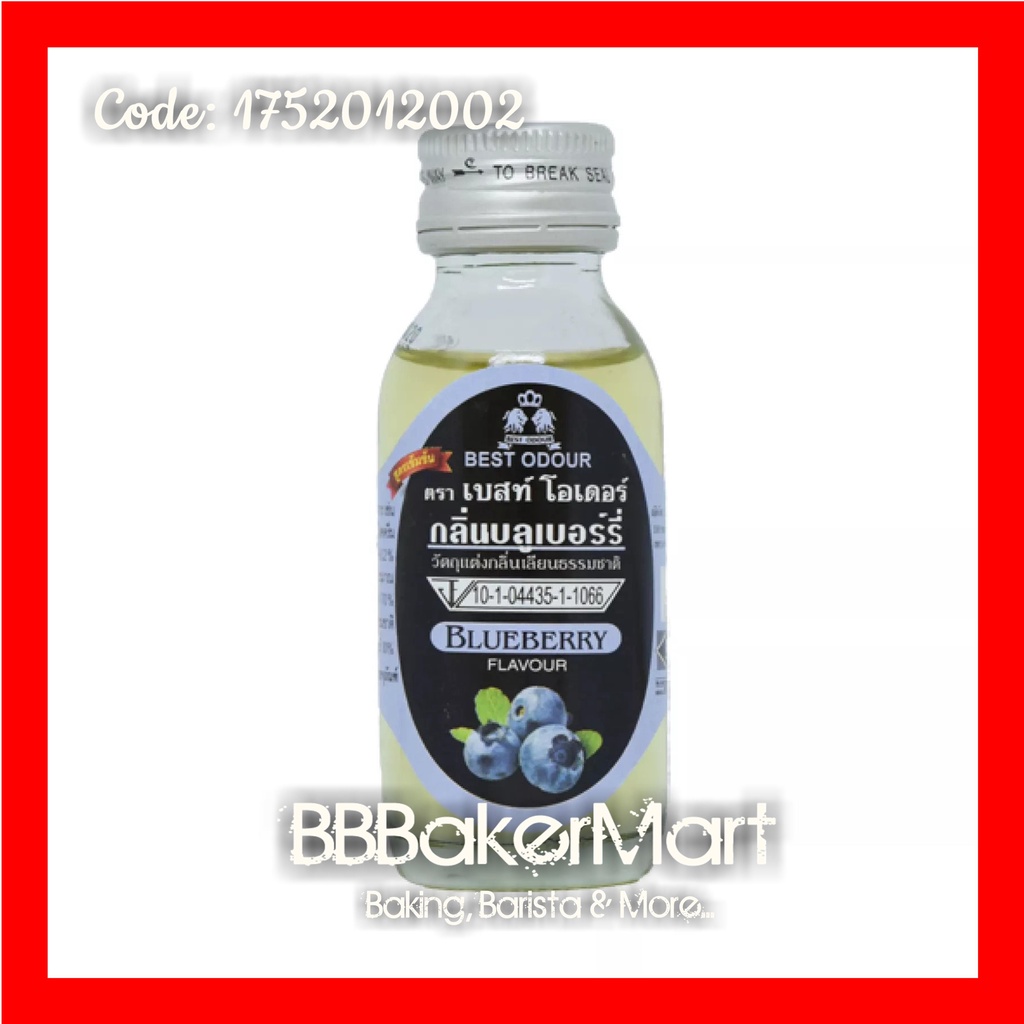 Hương mùi VIỆT QUẤT BLUEBERRY Best Odour Thái Lan - Chai 30ml