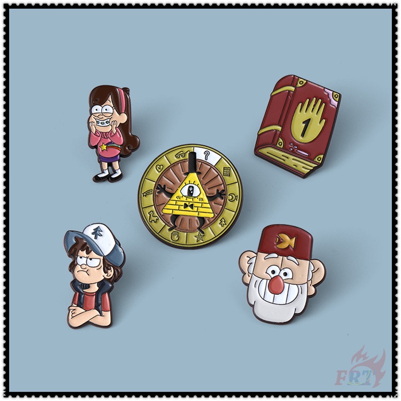 Huy hiệu cài áo hình hoạt hình gravity falls series 02 độc đáo