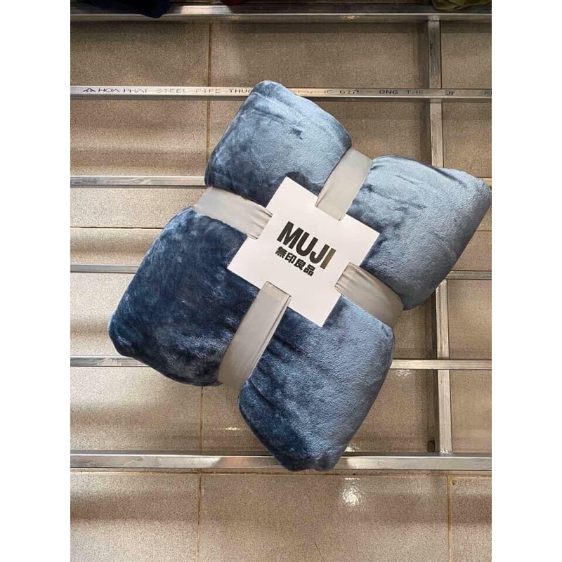 Chăn Muji, chăn nhung tuyết muji siêu mềm mịn, Chăn lông cao cấp 2mx2m3