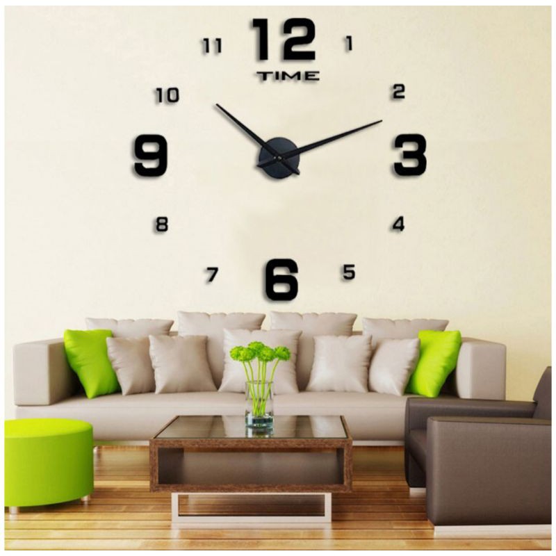 Đồng Hồ Treo Tường Đường Kính Lớn 80-130CM DIY