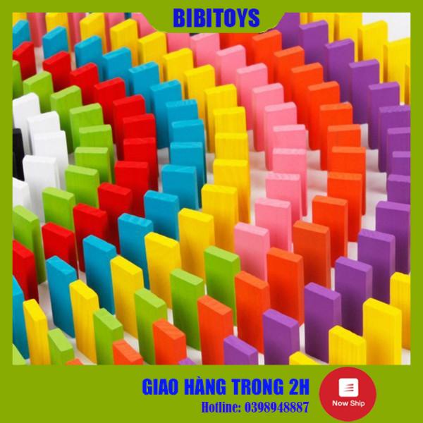 [GIÁ SP MỚI] Đồ chơi Domino màu 100 - 120 chi tiết cho bé