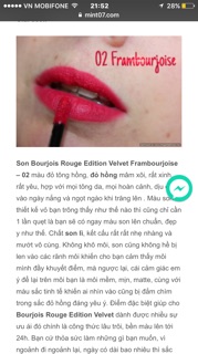 Son Bourjois Velvet 