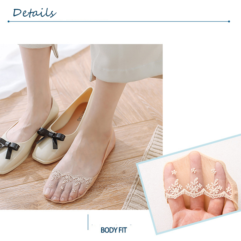 Vớ thoáng khí màu trơn tiện dụng khi mang giày cao gót
