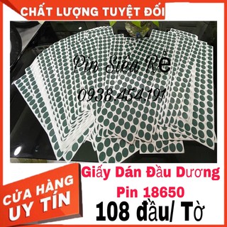 Giấy dán đầu Pin 18650