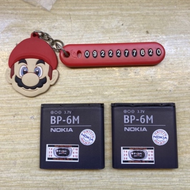Pin Nokia BP-6M Cao Cấp dùng cho Nokia N93 N73 N77 9300 9300i 6233 6280 6151 6288 6282 3250 X6