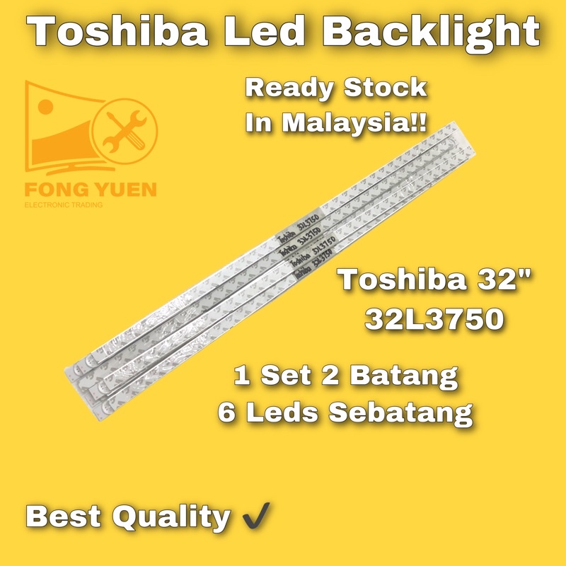 Đèn LED TV Toshiba 32 "Đèn nền 32L3750 Mlb1 32"