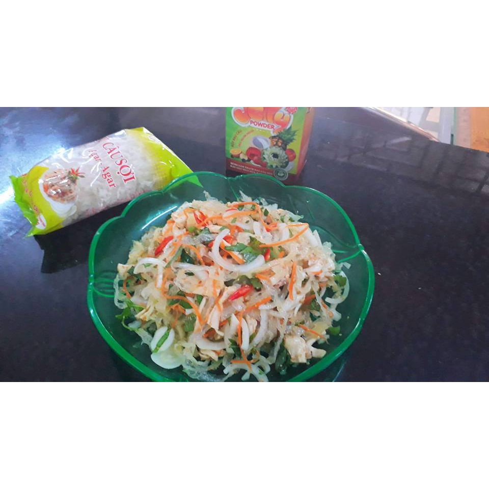 [Mã 77FMCGSALE1 giảm 10% đơn 250K] Rau câu sợi Agar agar Hoàng Yến gói 20g - bao bì mới | BigBuy360 - bigbuy360.vn