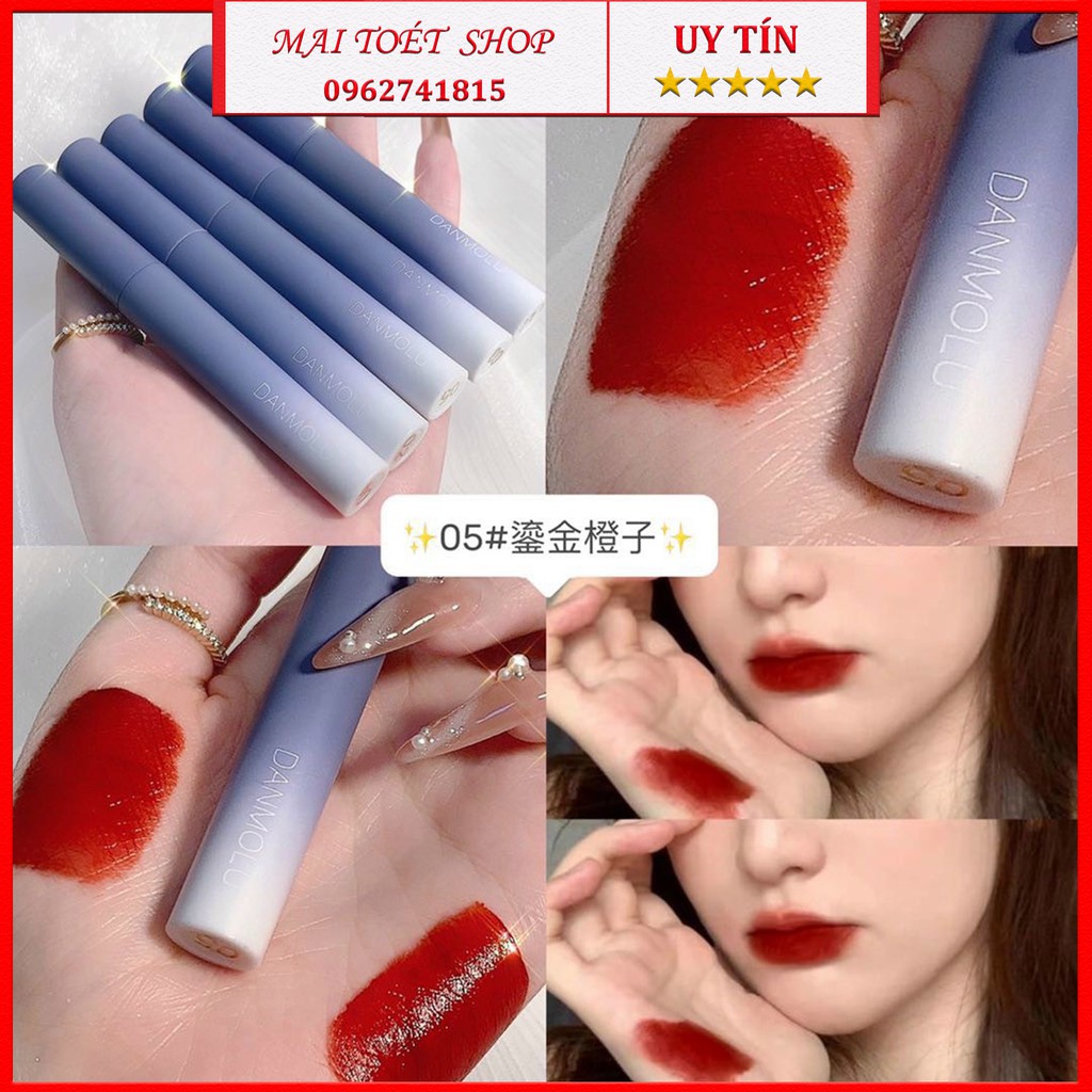 Set 5 cây Son Danmolu nội địa trung - Set 5 cây Son màu đỏ - Hot trend 2021 | BigBuy360 - bigbuy360.vn