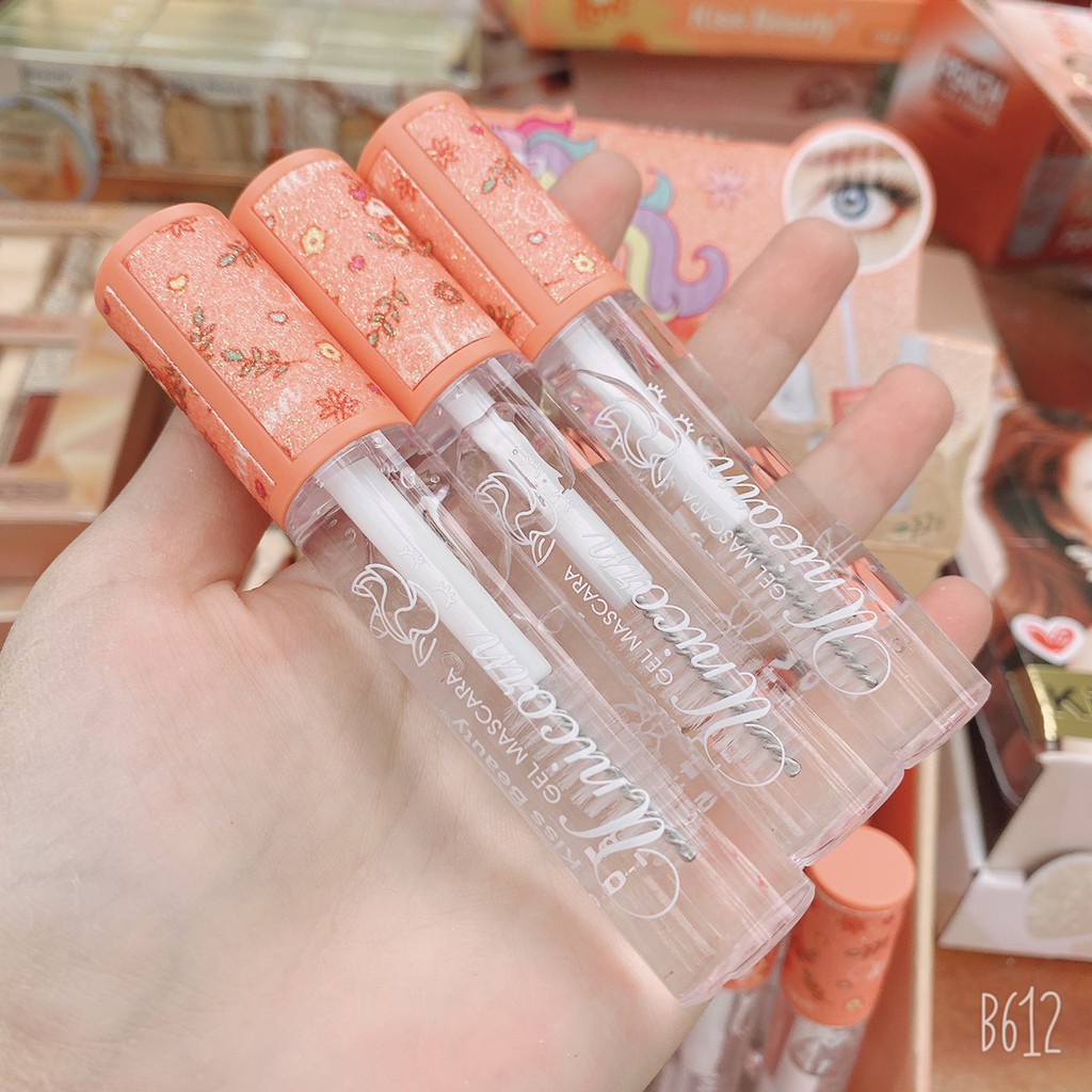 Chuốt dưỡng dài mi Unicorn nắp nhũ hồng Q1